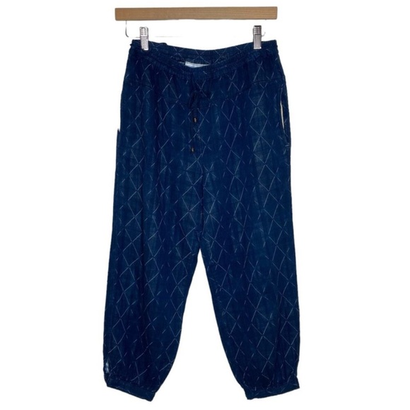 Anthropologie Pants - Anthropologie Hei Hei Drawstring Waist Cropped Printed Pants Women’s Size XS